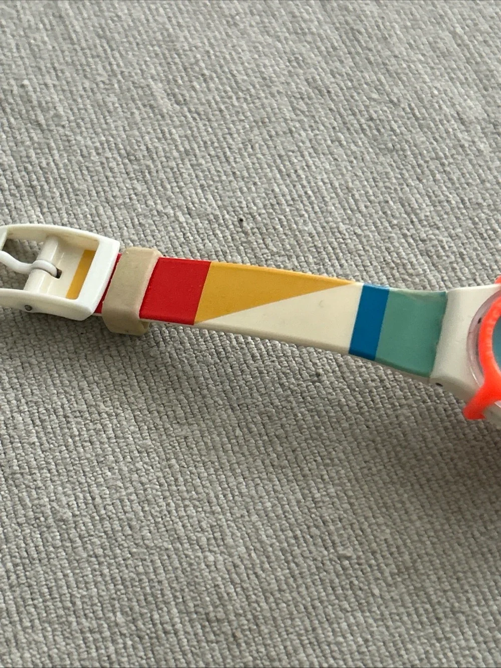 Vintage 1988 swatch Nab light women’s Lw-118 with guard